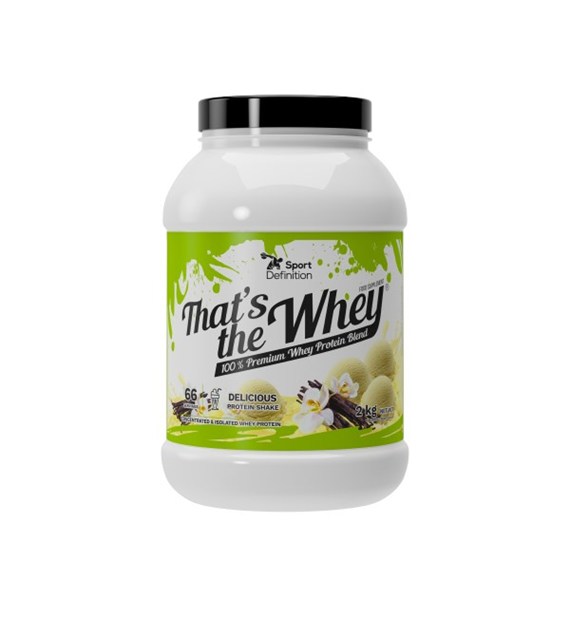 SP-DEF THATS THE WHEY 2000g JAR VANILLA ICE CREAM