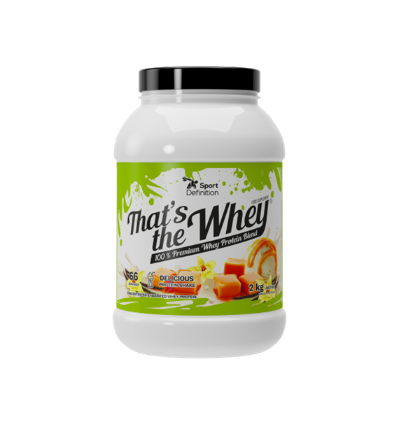 SP-DEF THATS THE WHEY 2000g JAR VANILLA TOFFEE