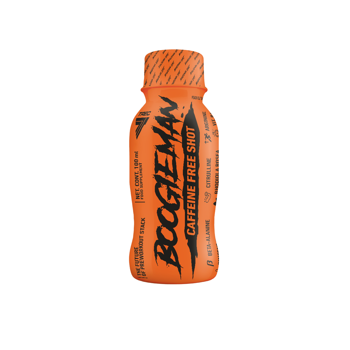 BOOGIEMAN SHOT CAFFEINE FREE 100ml ICE TEA PEACH