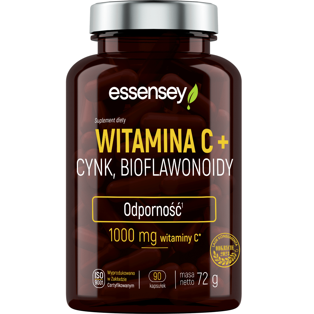 ESSENSEY WITAMINA C + CYNK, BIOFLAWONOIDY 90cap