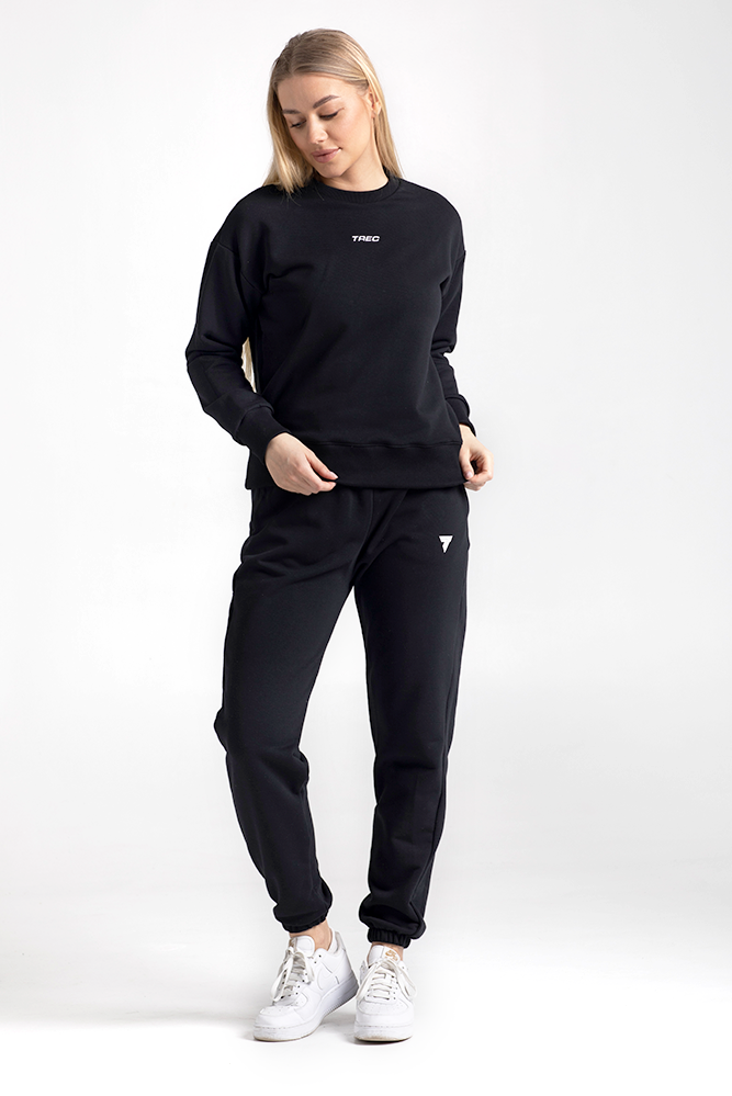 TW BASIC TRECGIRL SWEATSHIRT 120 TREC BLACK XS