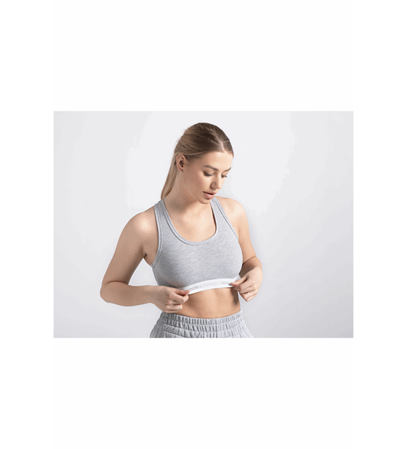 TW BASIC TRECGIRL SPORT BRA 121 GREY M