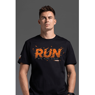 TW ENDURANCE TSHIRT 123 RUN BLACK M