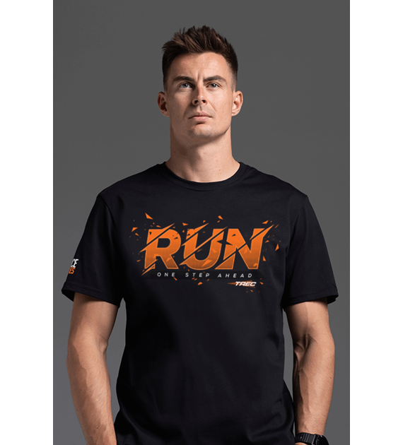 TW ENDURANCE TSHIRT 123 RUN BLACK M