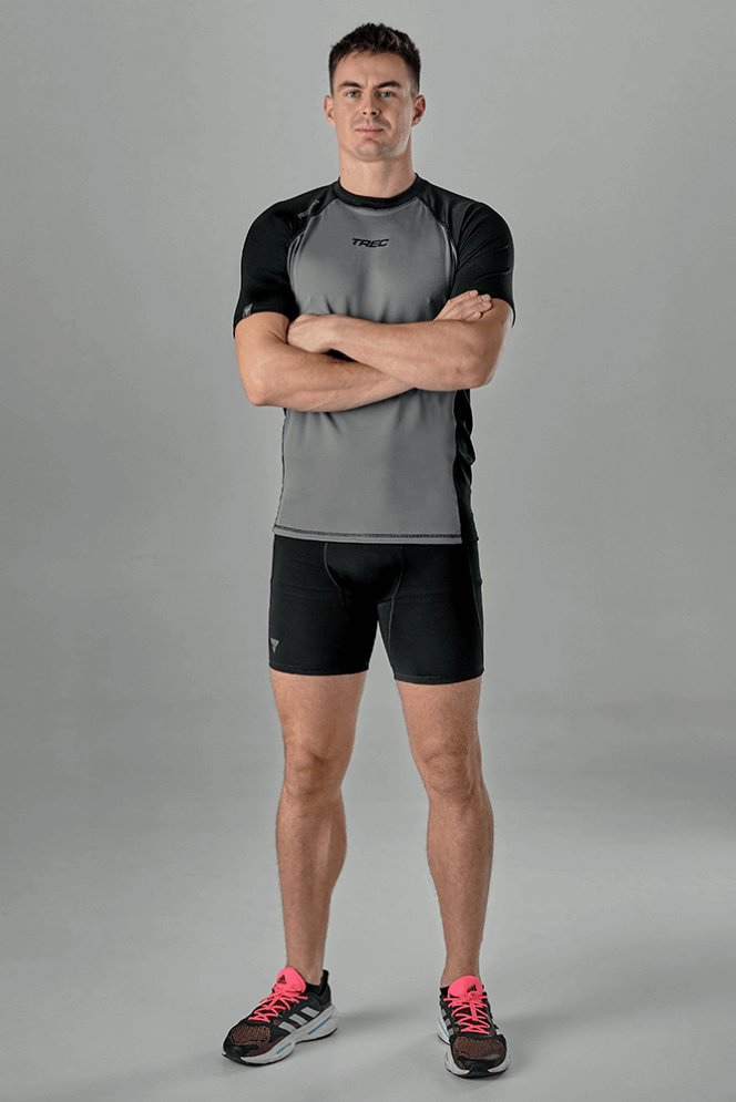 TW PRO SERIES RASHGUARD 125 GRAPHITE L