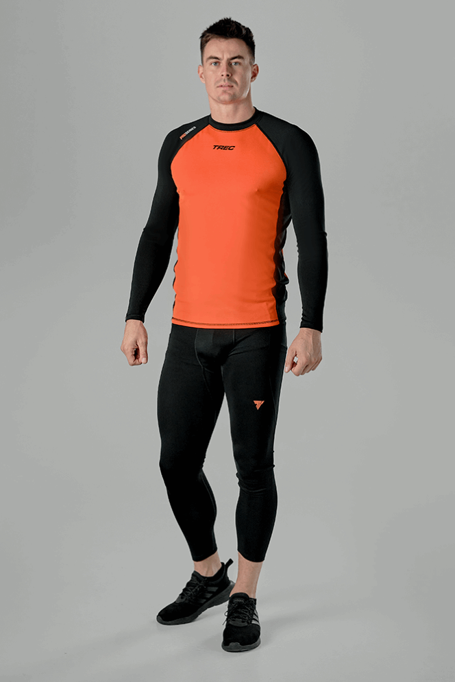 TW PRO SERIES RASHGUARD LONG 120 ORANGE L