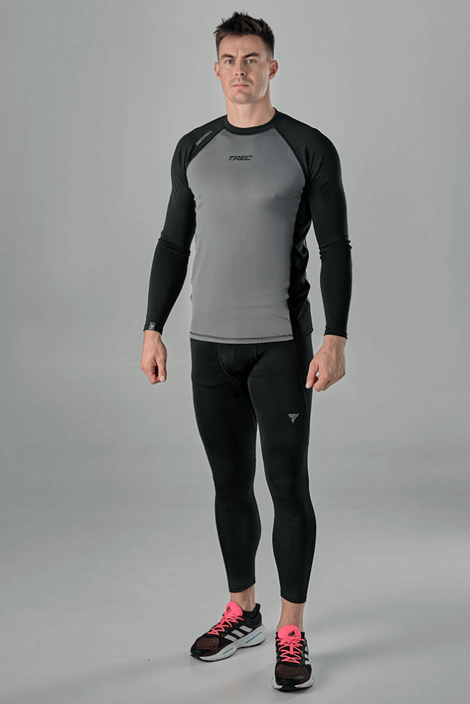 TW PRO SERIES RASHGUARD LONG 124 GRAPHITE L