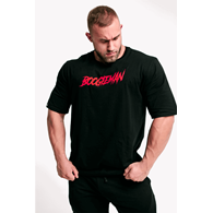 TW BOOGIEMAN T-SHIRT OVERSIZE 129 BLACK-RED L