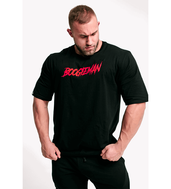 TW BOOGIEMAN T-SHIRT OVERSIZE 129 BLACK-RED L