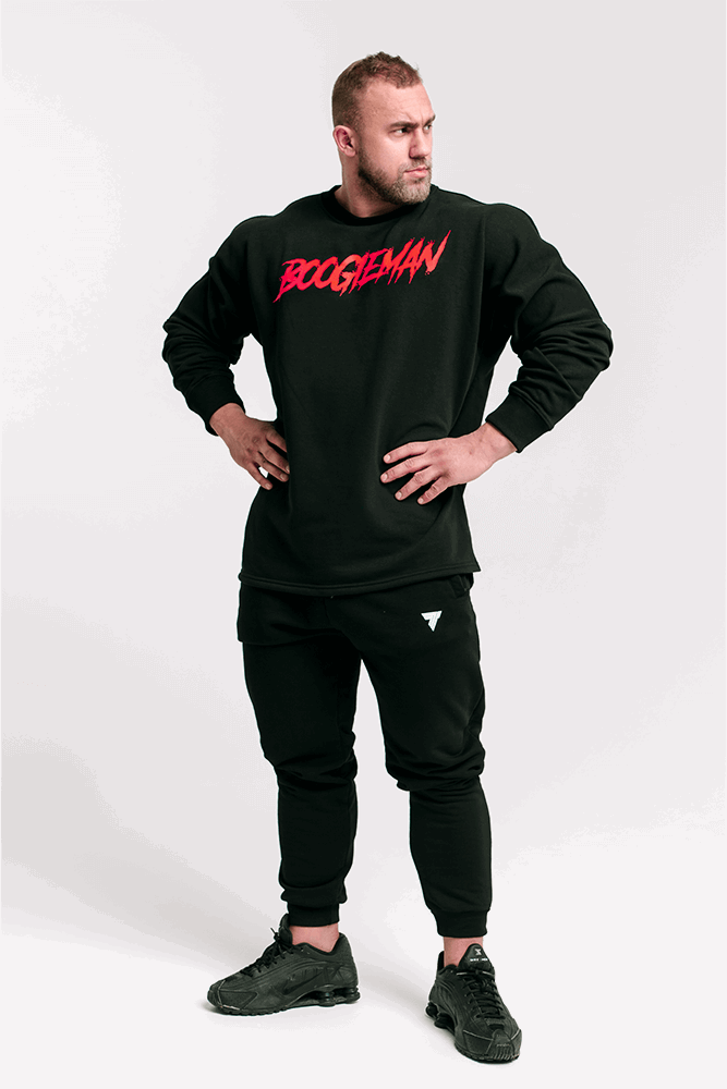 TW BOOGIEMAN SWEATSHIRT 124 BLACK-RED M