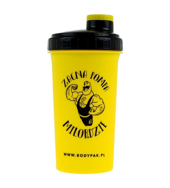 BODYPAK SHAKER ZACNA POMPA YELLOW 700ml