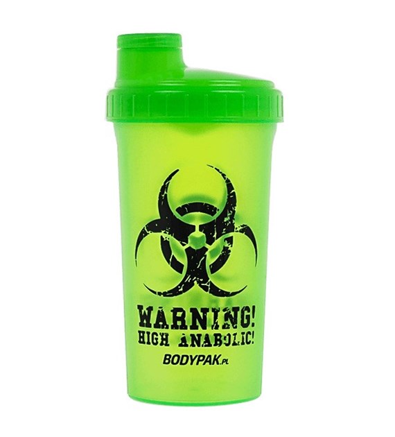 BODYPAK SHAKER WARNING GREEN 700ml