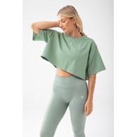 TW TRECGIRL BASIC T-SHIRT 160 GREEN M/L