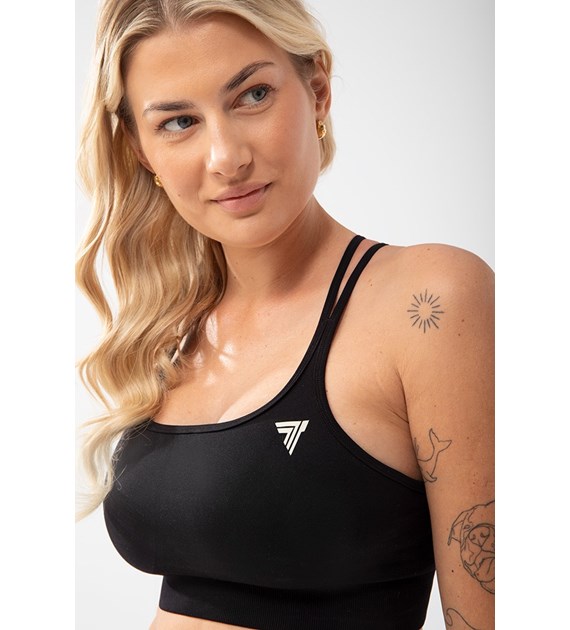 TW TRECGIRL SPORT BRA 160 BLACK M/L