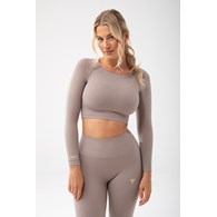 TW TRECGIRL SPORT LONGSLEEVE TOP 160 GREY M/L