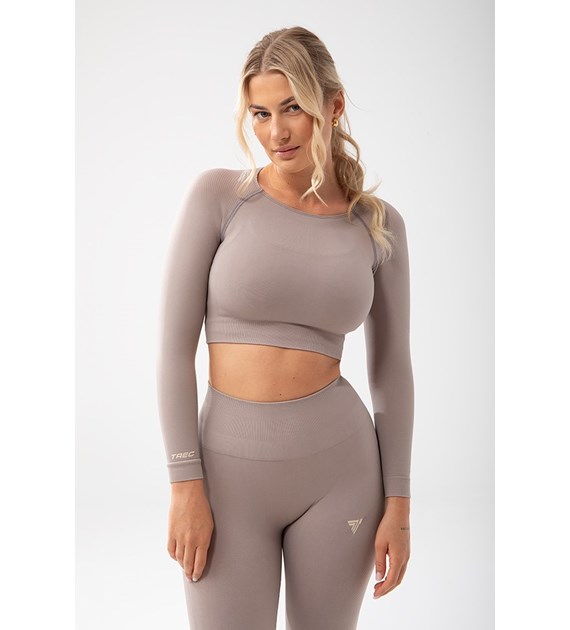 TW TRECGIRL SPORT LONGSLEEVE TOP 160 GREY M/L