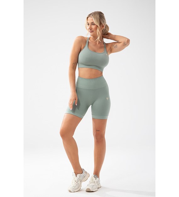 TW TRECGIRL SPORT SHORTS 160 GREEN M/L