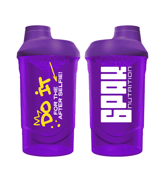 6PAK SHAKER DO IT FOR THE AFTER SELFIE PURP. 600ml