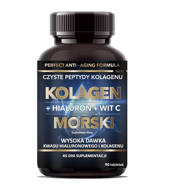 zz INTENSON KOLAGEN MORSKI+HIAL+WIT C TABLETKI 45g