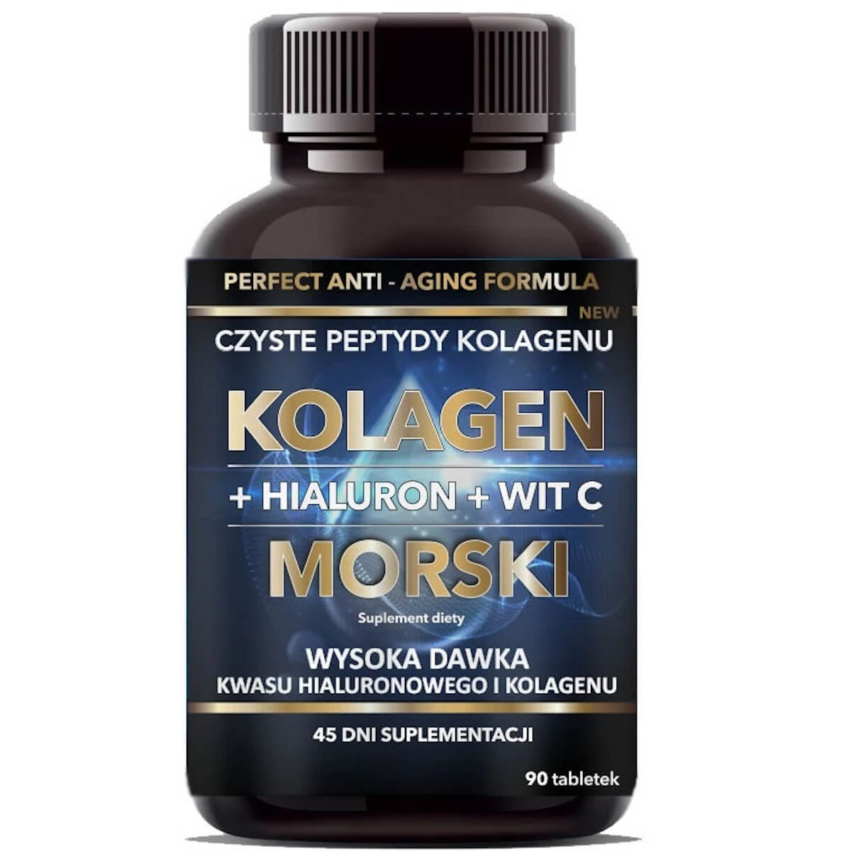 INTENSON KOLAGEN MORSKI+HIAL+WIT C TABLETKI 45g