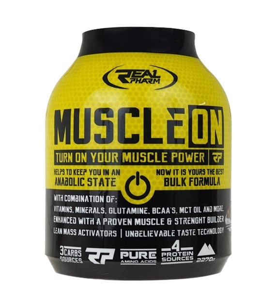 zz REAL PHARM MUSCLE ON 2270g CHOCOLATE HAZELNUT