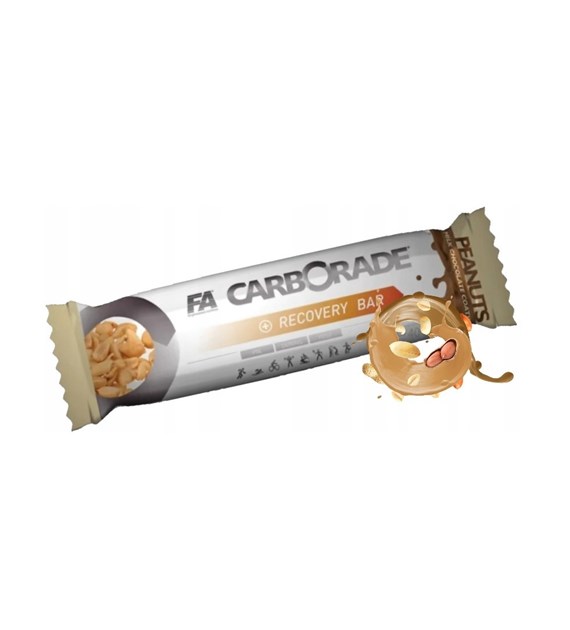 zz FA CARBORADE RECOVERY BAR 40g CHOCOLATE-PEANUT