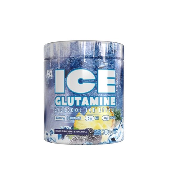 FA ICE GLUTAMINE 300g JAR BLACKBERRY-PINEAPPLE