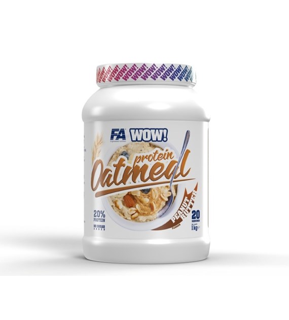 FA WOW PROTEIN OATMEAL 1000g PEANUT BUTTER