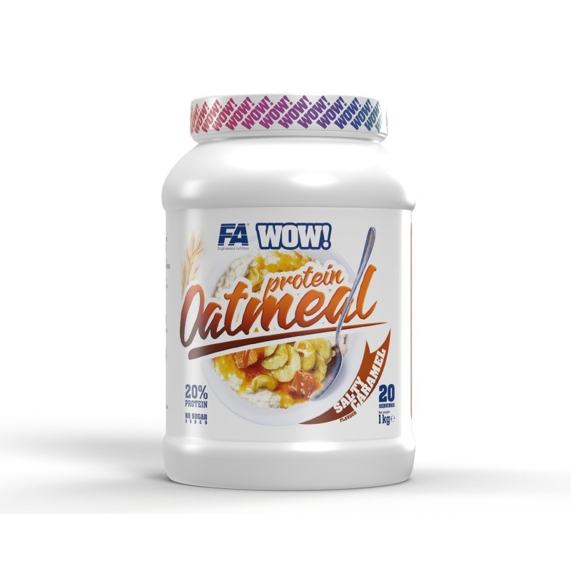 FA WOW PROTEIN OATMEAL 1000g SALTED CARAMEL