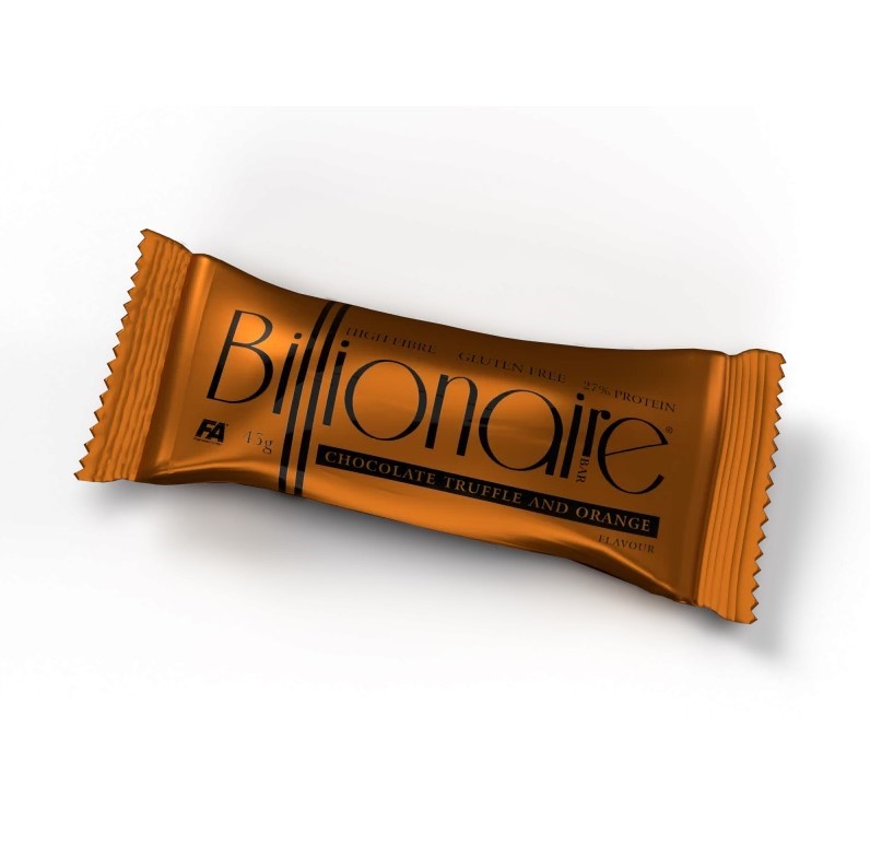 zz FA BILLIONAIRE  BAR 45g TRUFFLE-ORANGE