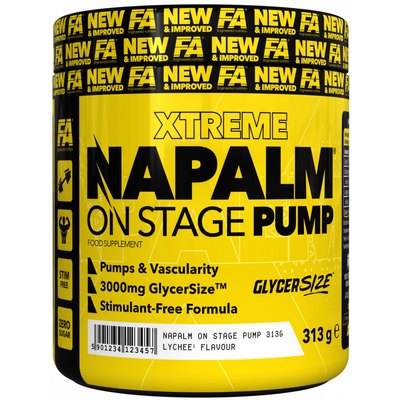 FA XTREME NAPALM ON STAGE PUMP 313g JAR LYCHEE