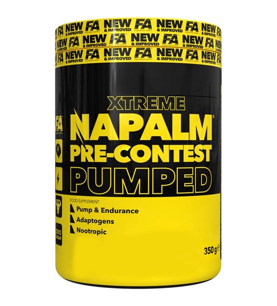 FA XTREME NAPALM PRE-CON PUMPED 350g JAR CHERR-LEM