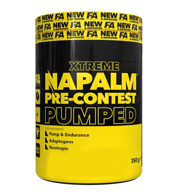 FA XTREME NAPALM PRE-CON PUMPED 350g JAR CHERR-LEM