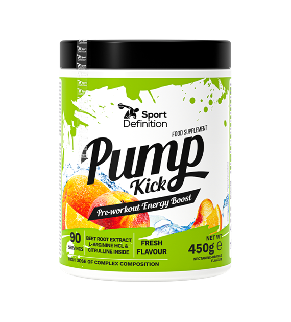 SP-DEF PUMP KICK 450g  JAR NECTARINE-ORANGE