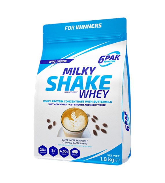 6PAK MILKY SHAKE WHEY  1800g CAFFE LATTE