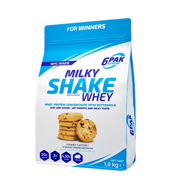 6PAK MILKY SHAKE WHEY  1800g COOKIES