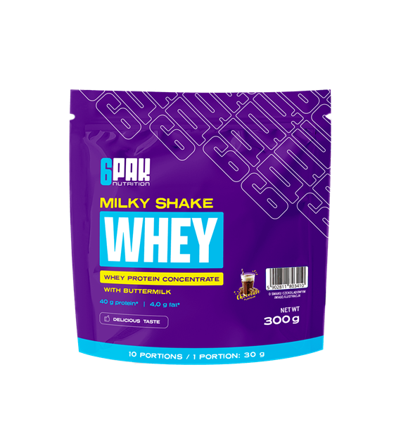 6PAK MILKY SHAKE WHEY   300g CHOCOLATE