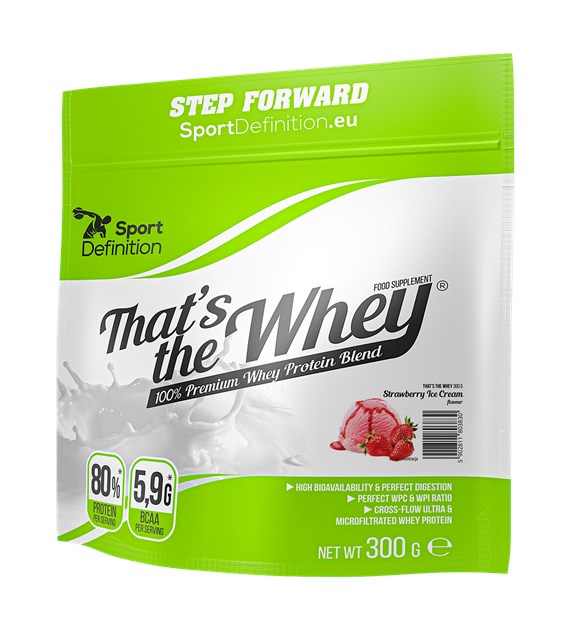 SP-DEF THATS THE WHEY   300g STRAWBERRY ICE CREAM