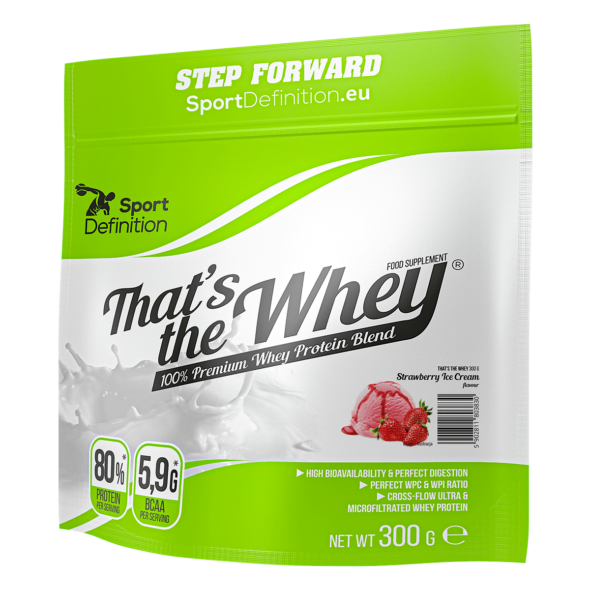 SP-DEF THATS THE WHEY   300g STRAWBERRY ICE CREAM