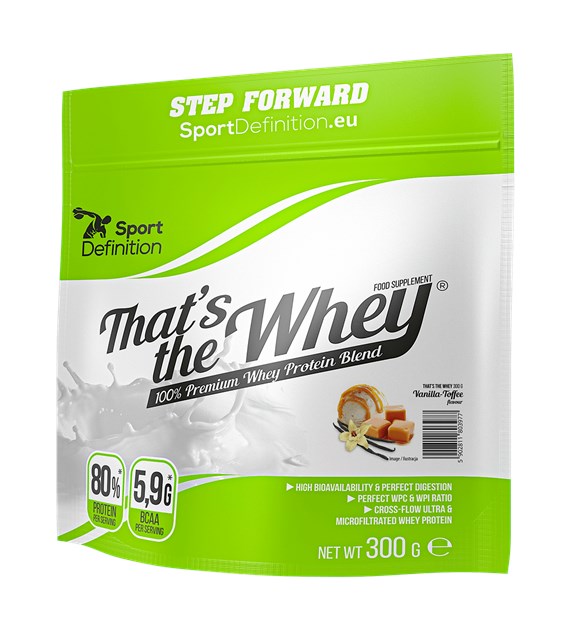SP-DEF THATS THE WHEY   300g VANILLA TOFFEE