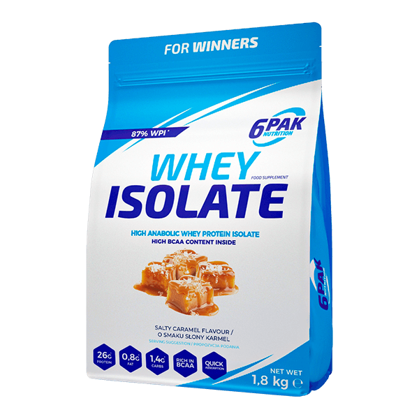 6PAK WHEY ISOLATE  1800g STRAWBERRY