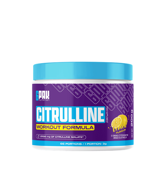 6PAK CITRULLINE 200g JAR LEMON