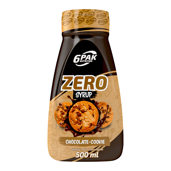 6PAK SYRUP ZERO 500ml CHOCOLATE-COOKIES