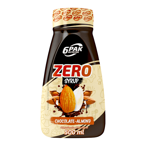 6PAK SYRUP ZERO 500ml CHOCOLATE-ALMOND