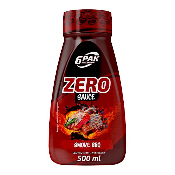 6PAK SAUCE ZERO 500ml SMOKE BBQ