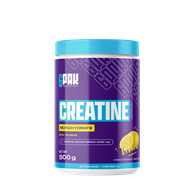 6PAK CREATINE MONOHYDRATE 500g JAR LEMON