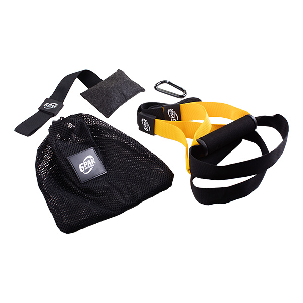 6PAK MULTI-WORKOUT STRAPS P1 012 YELLOW