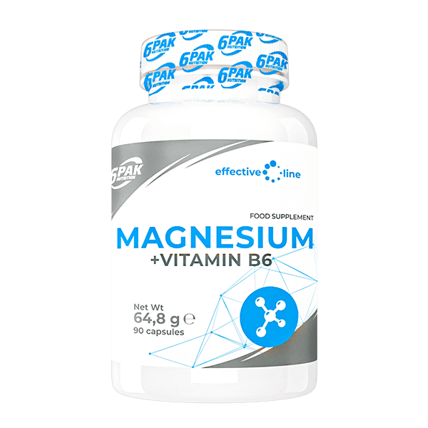 6PAK EL MAGNESIUM + VITAMIN B6 90cap