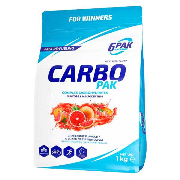 6PAK CARBO PAK 1000g GRAPEFRUIT