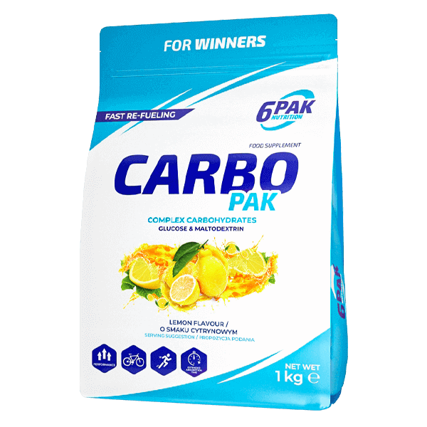 6PAK CARBO PAK 1000g LEMON